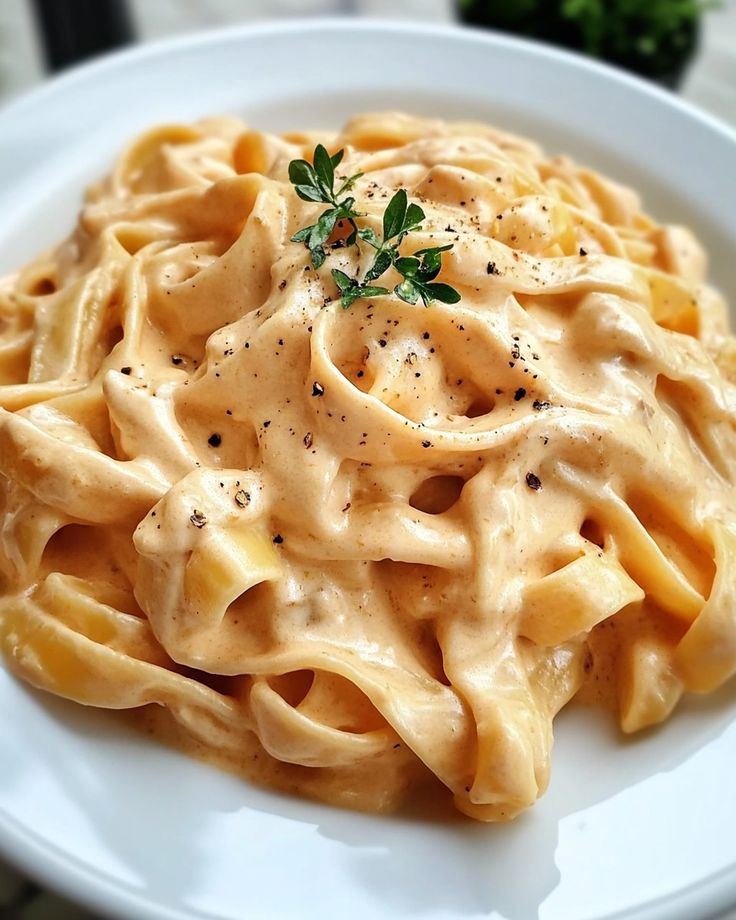 Pâtes à la crème