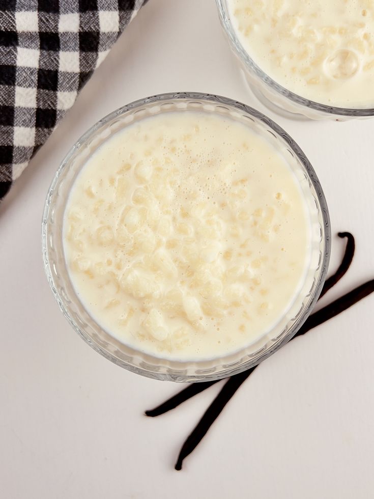 Riz au lait vanille