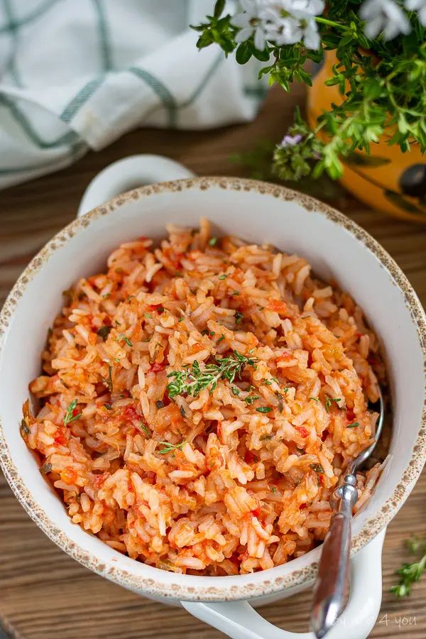 Riz tomate