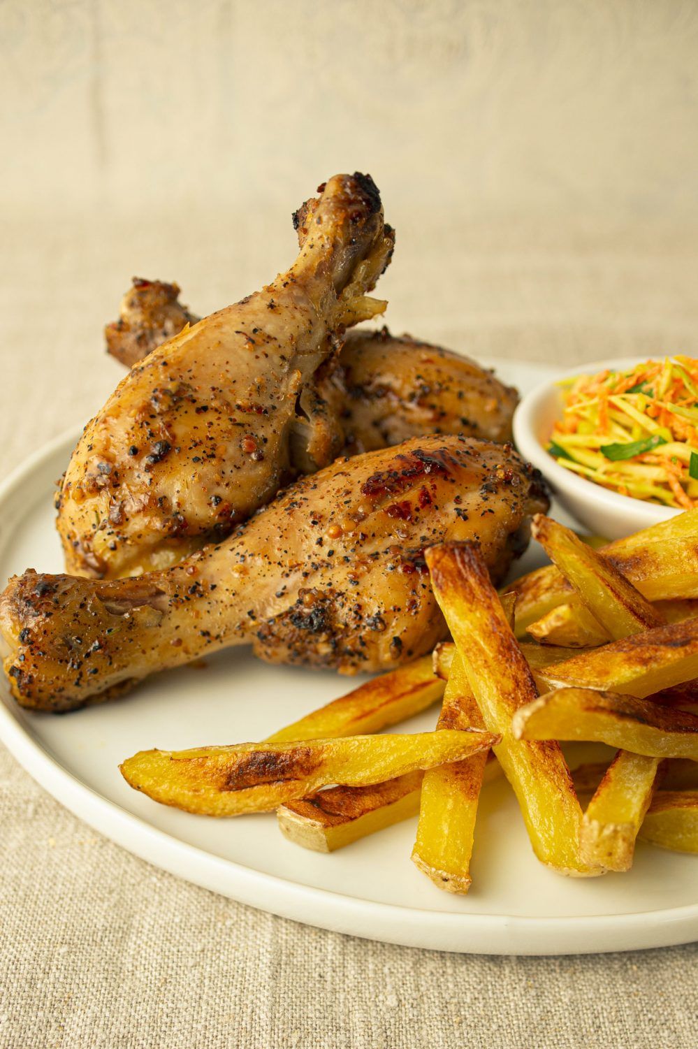 Poulet frites