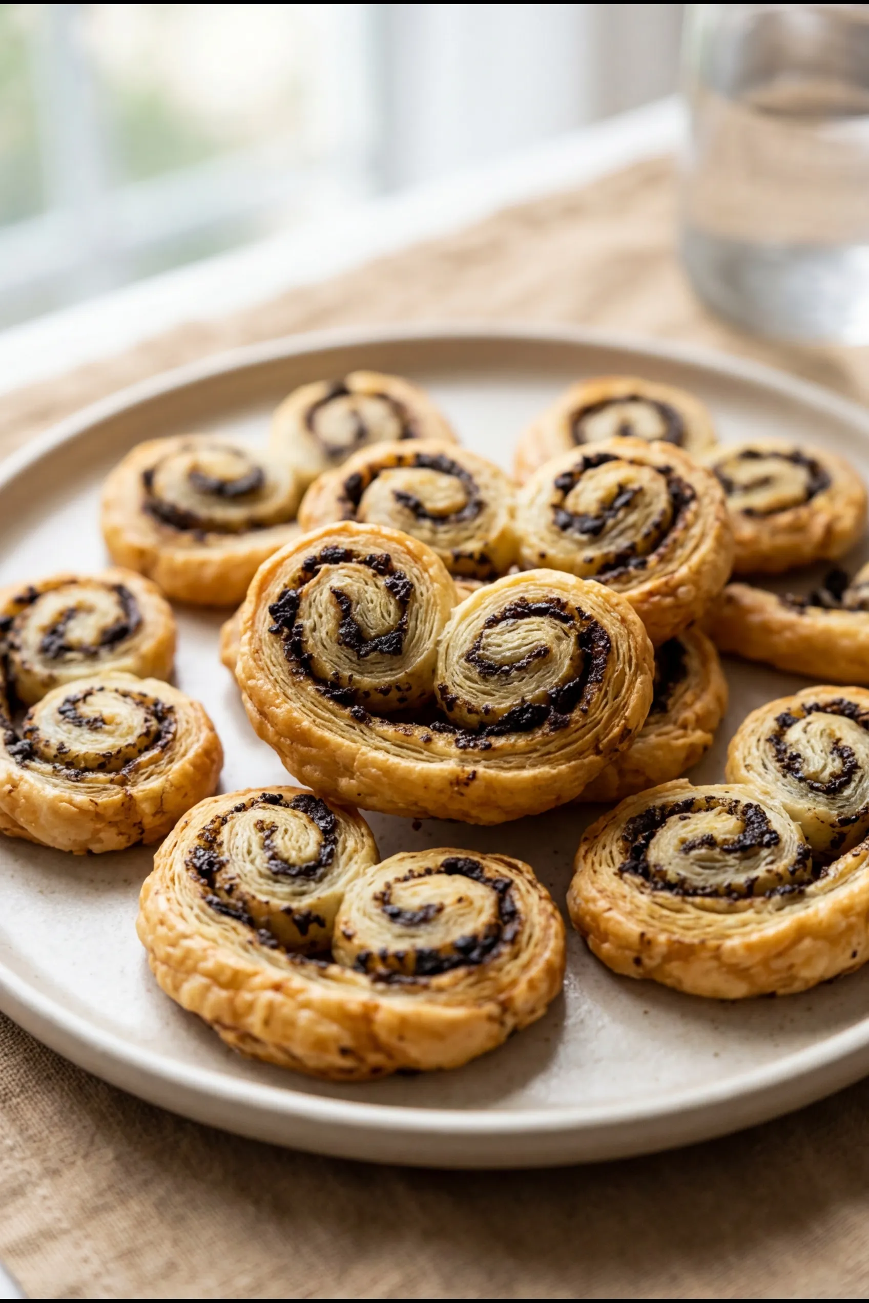 Palmiers à la tapenade