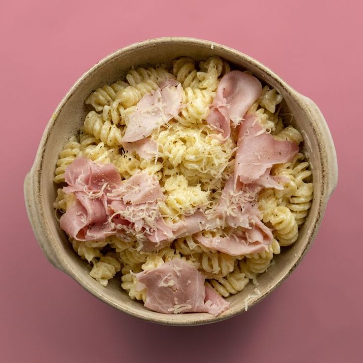 Pâtes au Beaufort et au jambon