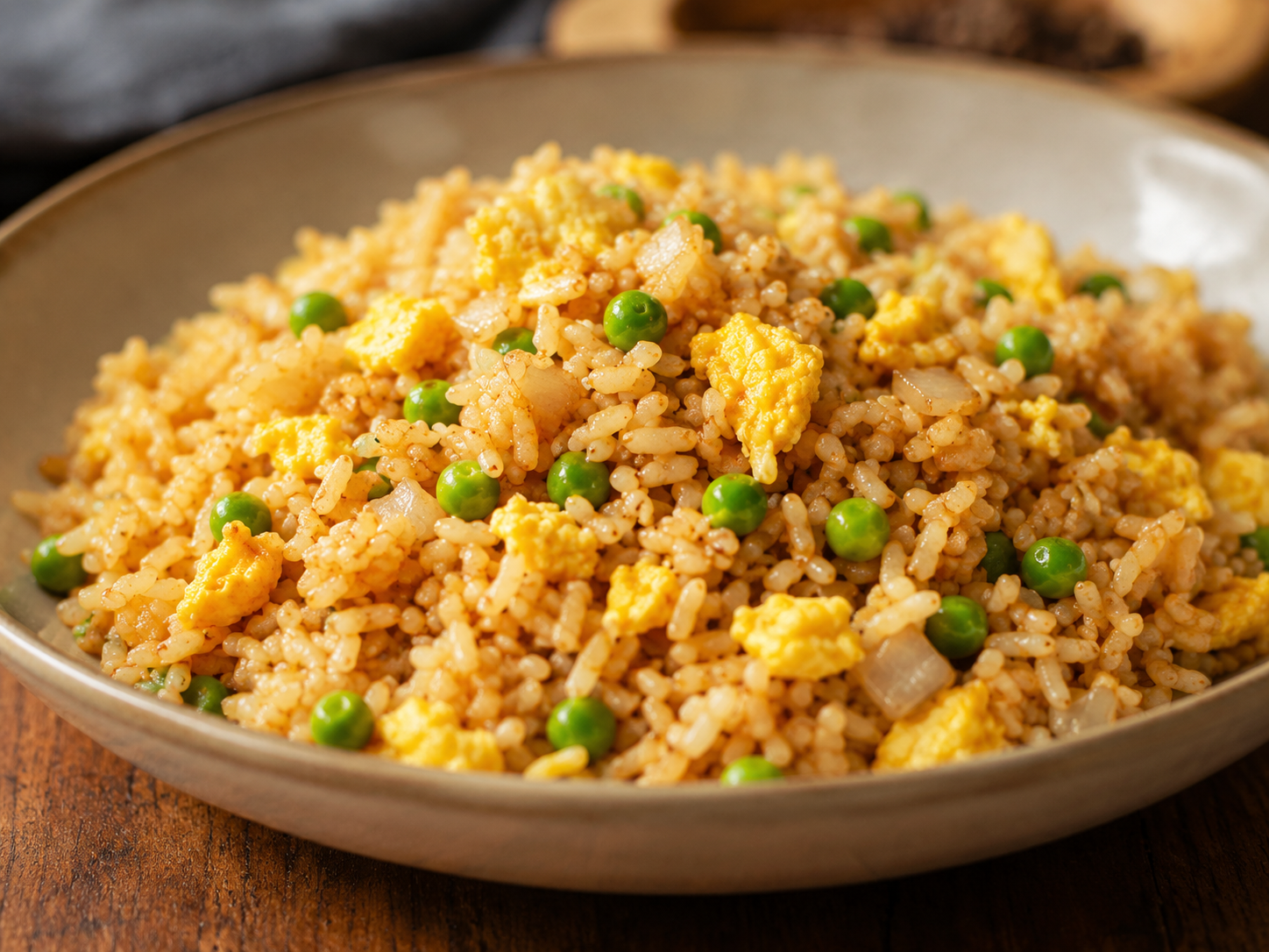 Riz sauté aux œufs